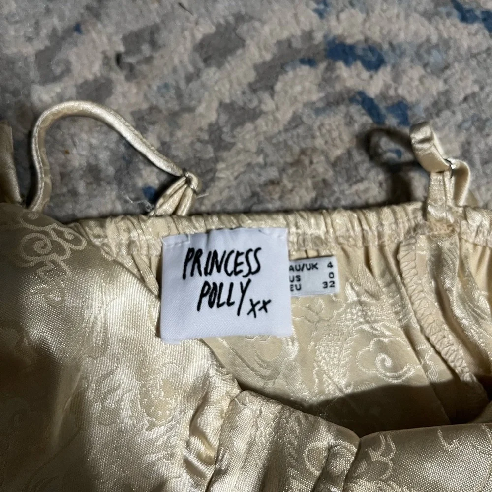 Princess Polly champagne pop mini dress size 0 - Picture 5 of 5